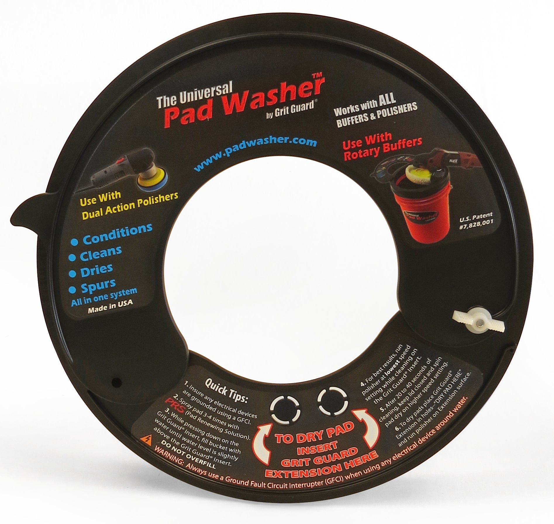 Replacement Splash Guard Lid for The Universal Pad Washer