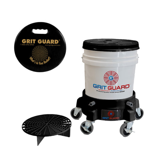 Grit Guard Washing System with Bucket Dolly