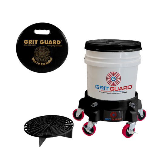 Grit Guard Washing System with Bucket Dolly