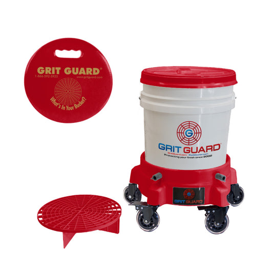 Grit Guard Washing System with Bucket Dolly