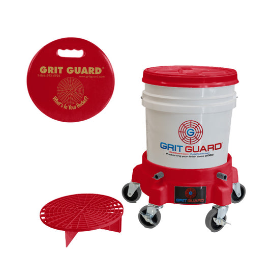 Grit Guard Washing System with Bucket Dolly