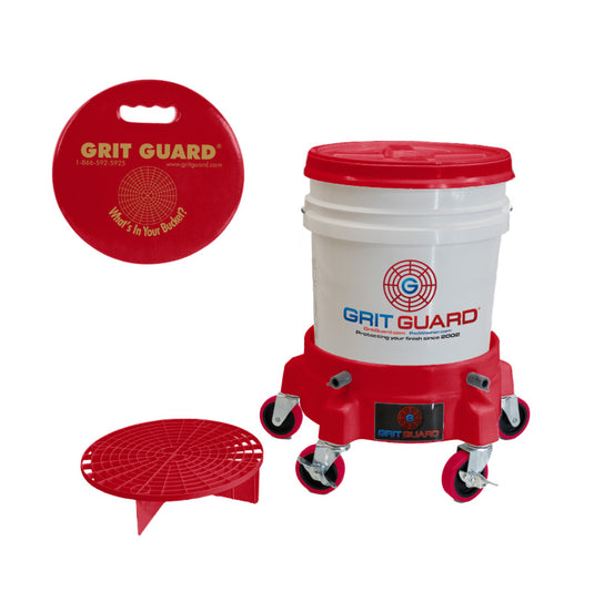 Grit Guard Washing System with Bucket Dolly