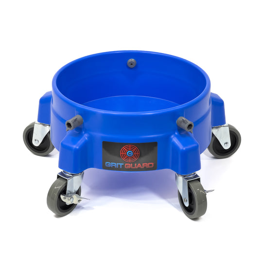 TOUGH GUY Bucket Dolly: For 5 gal Container Capacity, 250 lb Load Capacity,  Steel, Round
